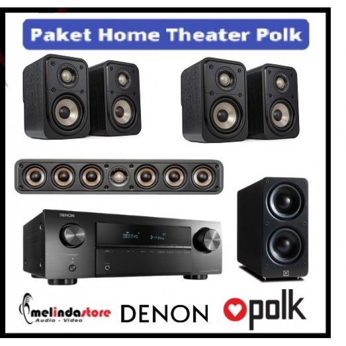 Paket Home Theater Speaker Polk Audio S10